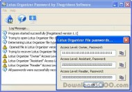 Lotus Organizer Password screenshot